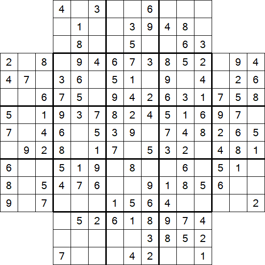 Flower Sudoku - Easy