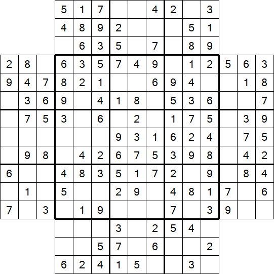Flower Sudoku - Easy