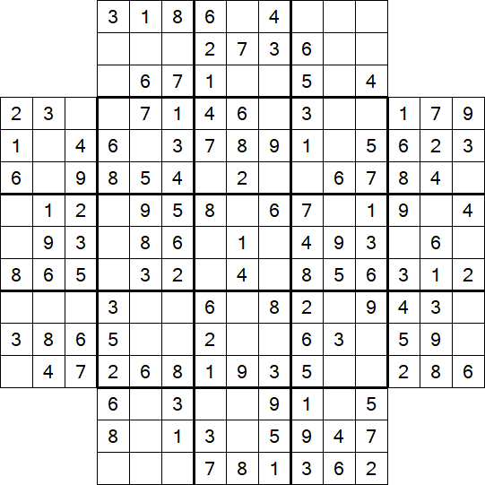 Flower Sudoku - Simple