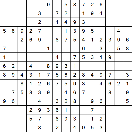 Flower Sudoku - Simple