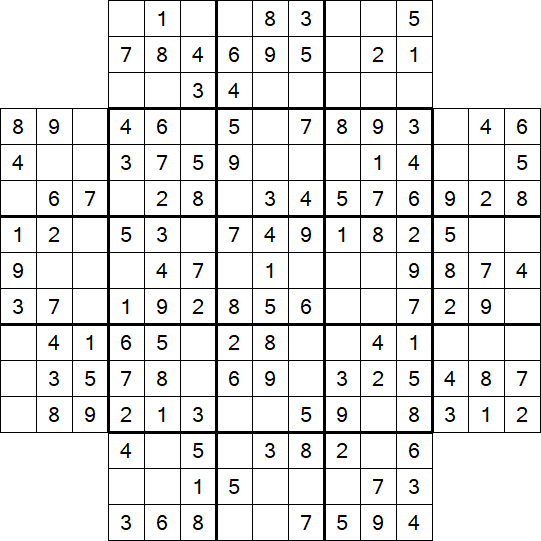 Flower Sudoku - Einfach