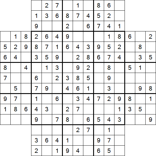 Flower Sudoku - Simple
