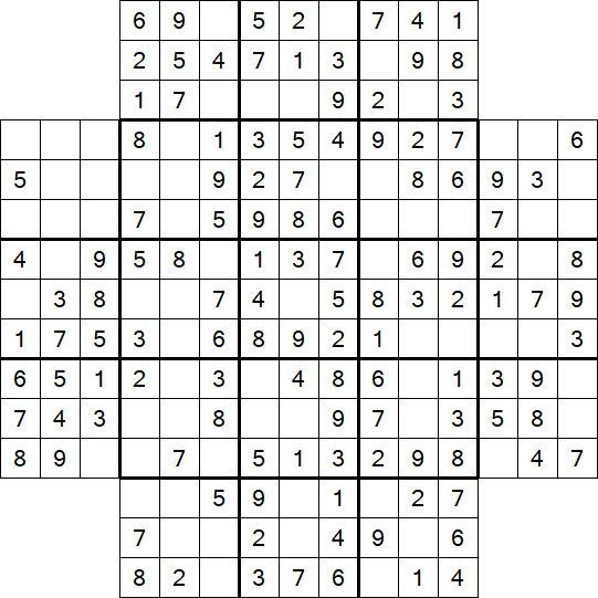 Flower Sudoku - Easy