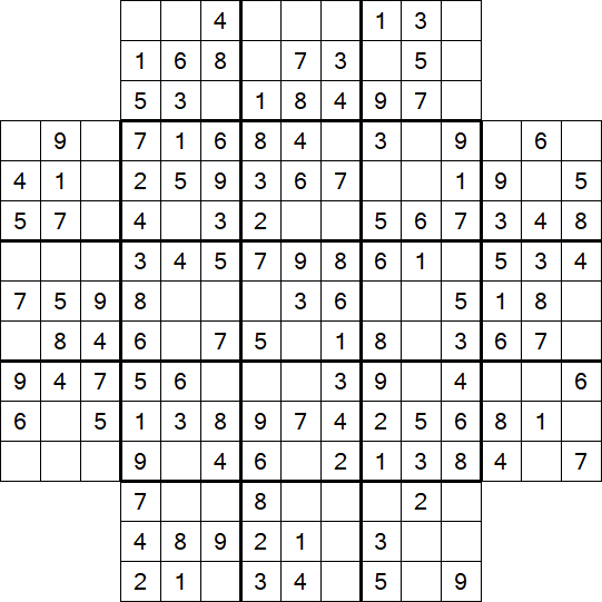 Flower Sudoku - Easy