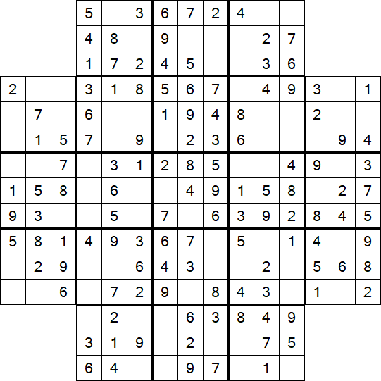 Flower Sudoku - Einfach