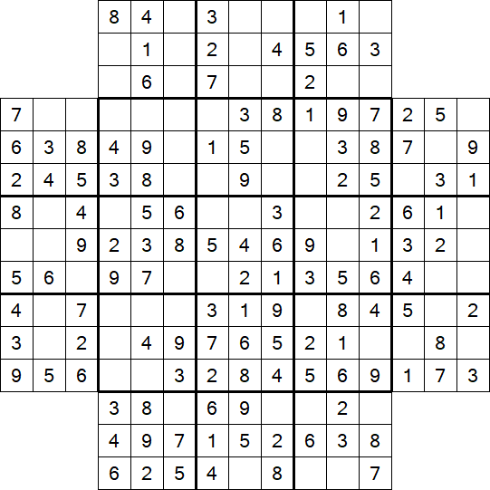 Flower Sudoku - Easy