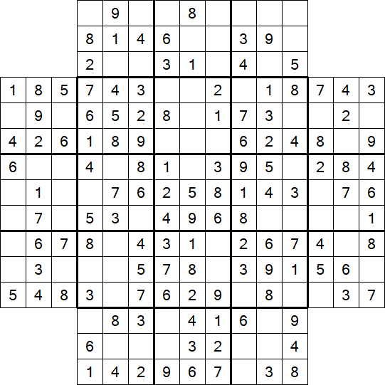 Flower Sudoku - Einfach