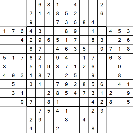 Flower Sudoku - Easy