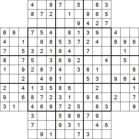 Flower Sudoku - Einfach