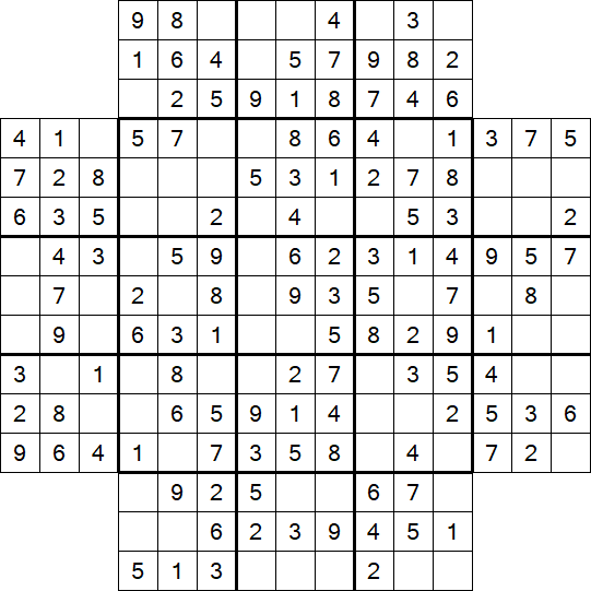 Flower Sudoku - Einfach