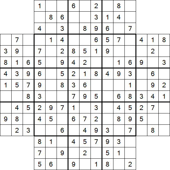 Flower Sudoku - Einfach