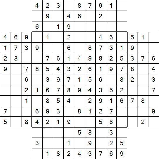 Flower Sudoku - Einfach