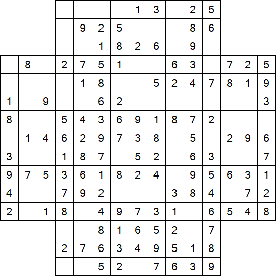 Flower Sudoku - Einfach