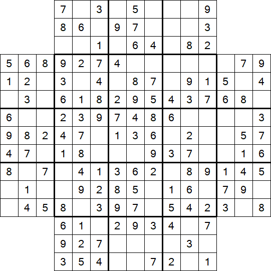 Flower Sudoku - Easy