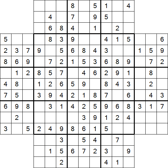 Flower Sudoku - Einfach