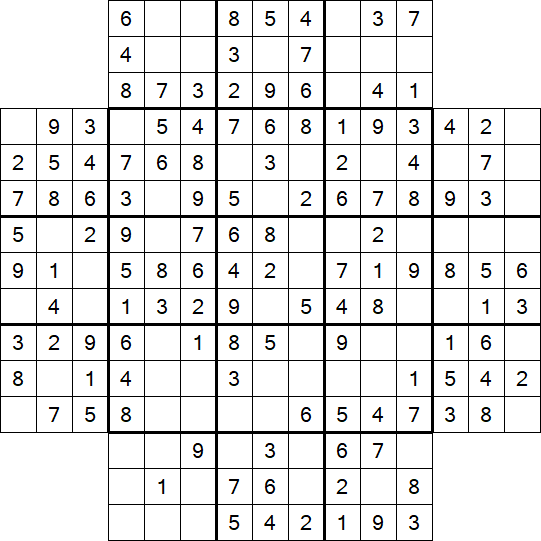 Flower Sudoku - Einfach