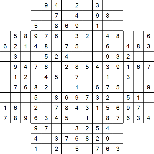 Flower Sudoku - Einfach