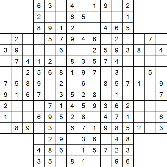Flower Sudoku - Easy