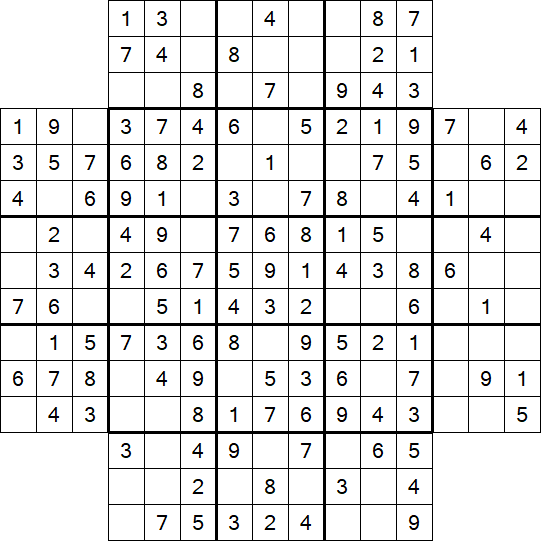 Flower Sudoku - Einfach