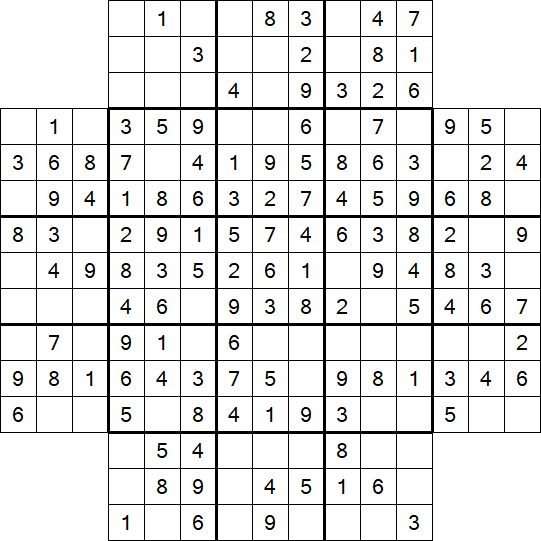 Flower Sudoku - Einfach