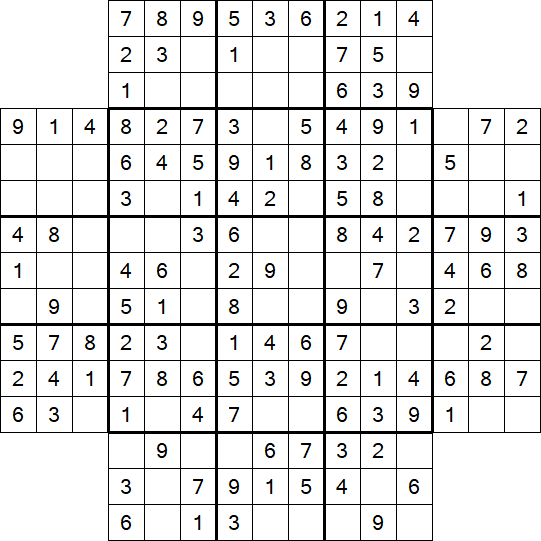 Flower Sudoku - Easy