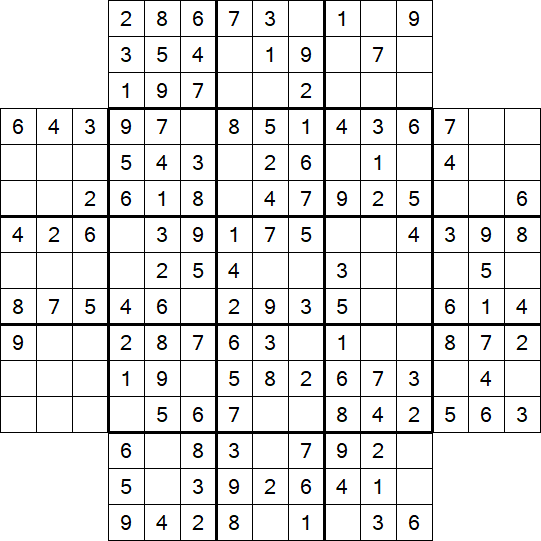 Flower Sudoku - Einfach