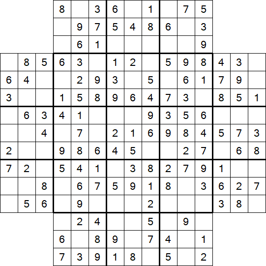 Flower Sudoku - Einfach