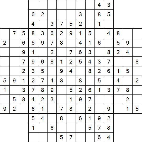 Flower Sudoku - Easy