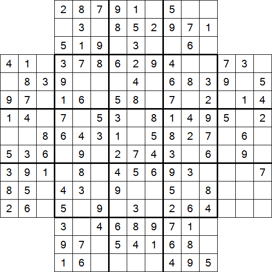 Flower Sudoku - Einfach