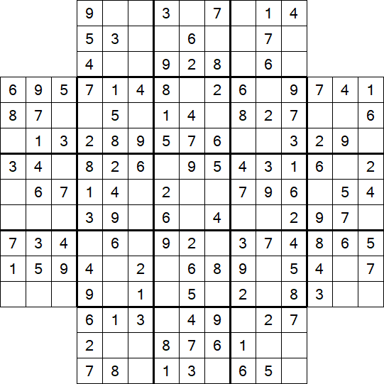 Flower Sudoku - Einfach