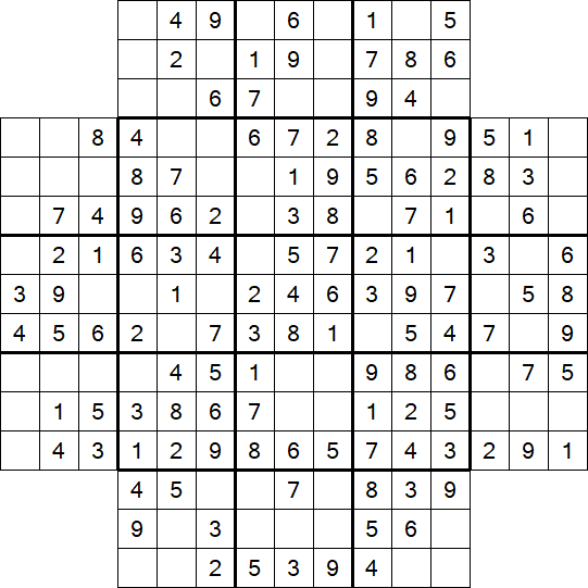 Flower Sudoku - Easy