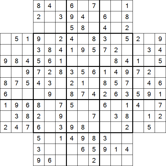 Flower Sudoku - Einfach