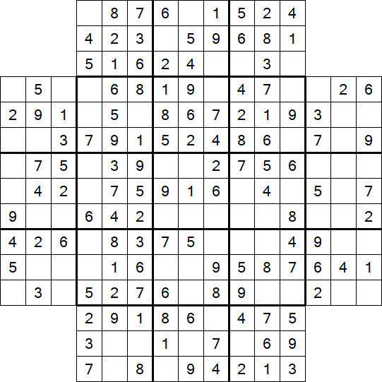 Flower Sudoku - Einfach