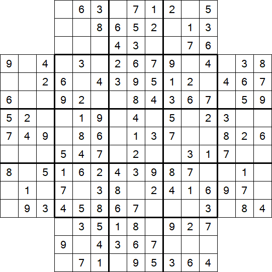 Flower Sudoku - Einfach