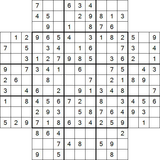 Flower Sudoku - Einfach