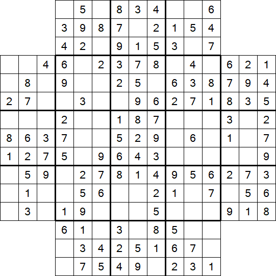 Flower Sudoku - Einfach