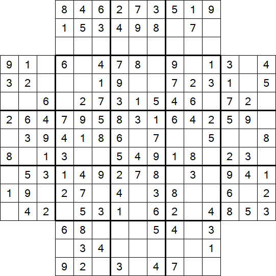 Flower Sudoku - Einfach