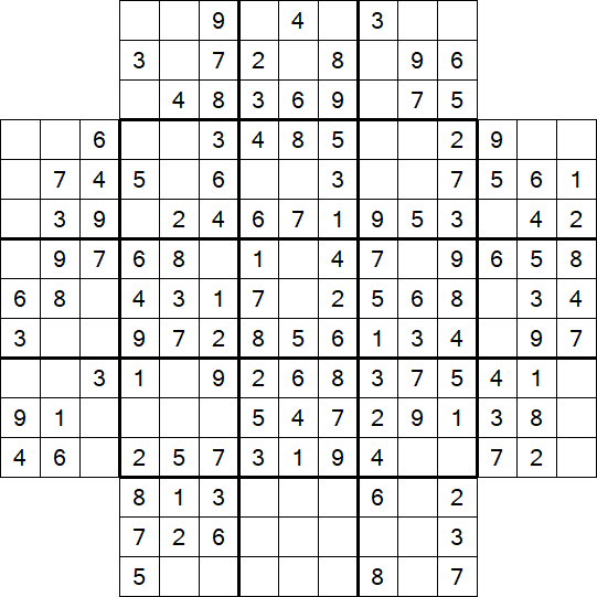 Flower Sudoku - Einfach