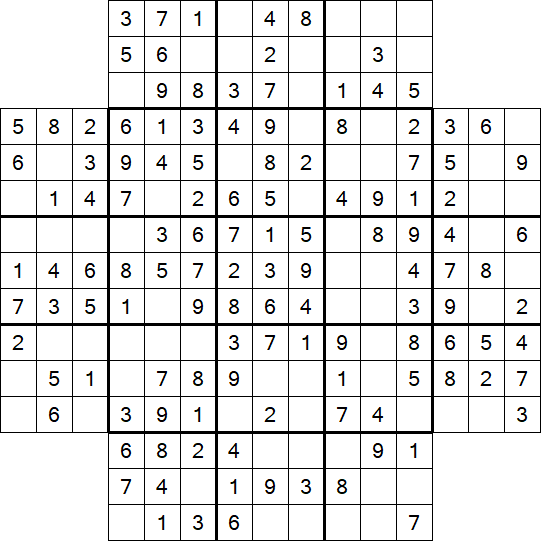 Flower Sudoku - Easy