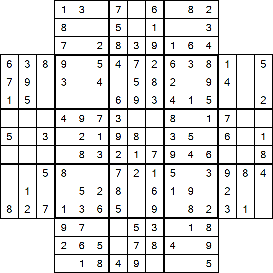 Flower Sudoku - Einfach