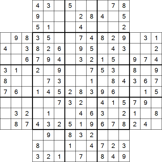 Flower Sudoku - Easy