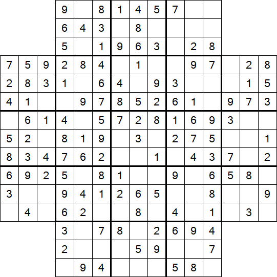 Flower Sudoku - Easy