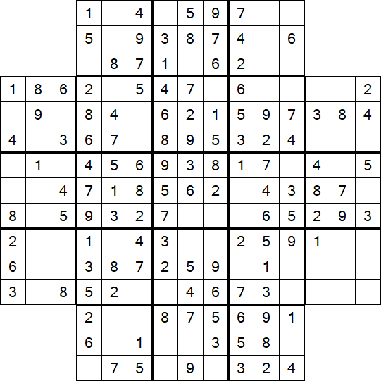 Flower Sudoku - Easy