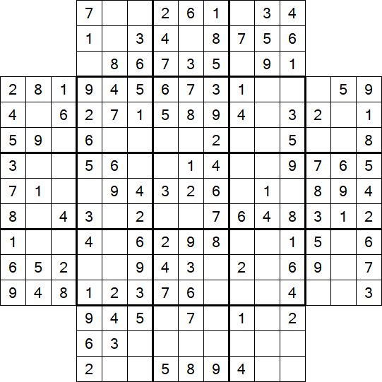 Flower Sudoku - Easy