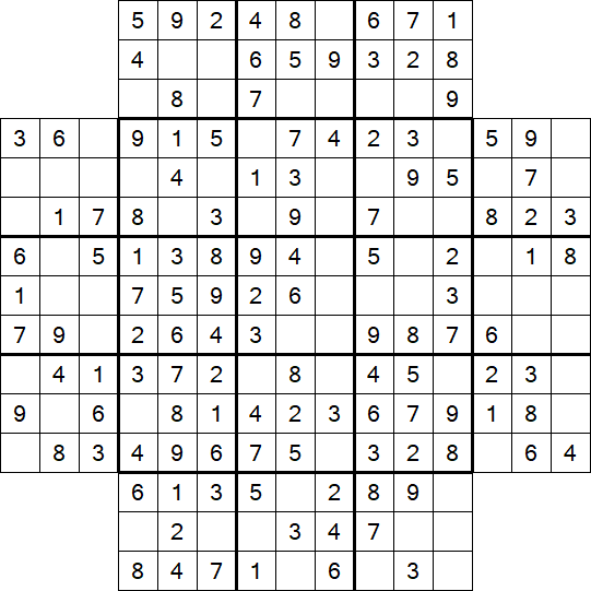 Flower Sudoku - Easy