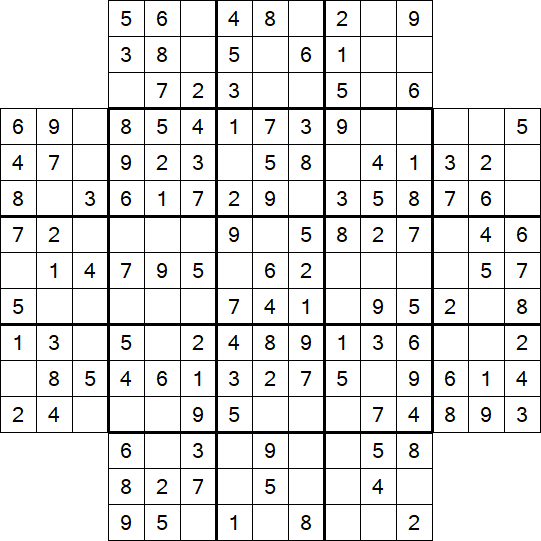 Flower Sudoku - Easy
