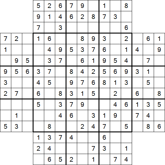Flower Sudoku - Easy