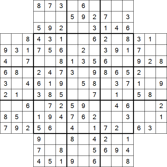 Flower Sudoku - Easy