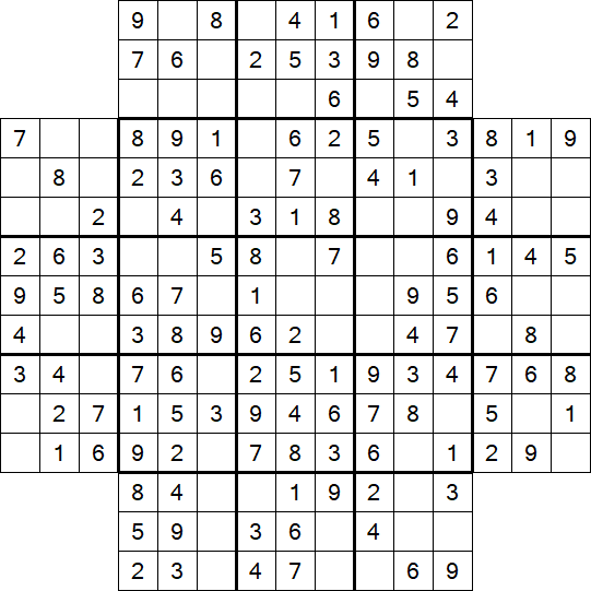 Flower Sudoku - Easy
