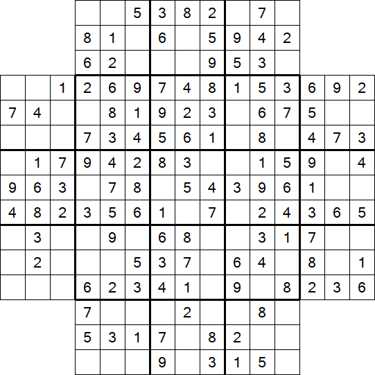 Flower Sudoku - Easy